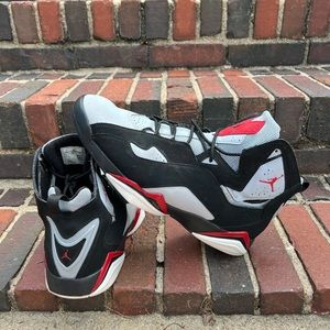 Nike Air Jordan True Flight Retro Black Red Wolf Grey Men’s Sneakers size 13